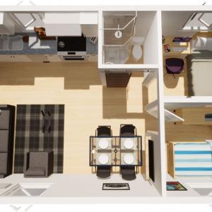 2 bed annex plan - the bothy